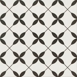 Gres szkliwiony Clover Pattern patchwork black 29,8 x