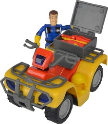 Simba 109257657 Strażak Sam Mercury z Quadem, Wielokolorowy