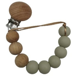 Baby in World Zawieszka do smoczka drewniana Earth