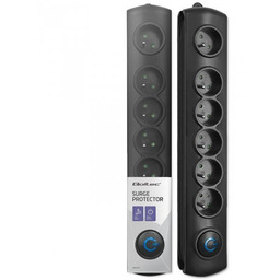 Qoltec Listwa antyprzepięciowa, 6 gniazd; 1,8m