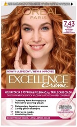 LOREAL Excellence Creme Farba do włosów 7.43 Blond