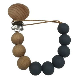 Baby in World Zawieszka do smoczka drewniana Earth