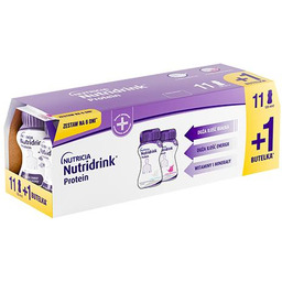 Nutridrink Protein zestaw, 12szt. (8szt. - owoce leśne