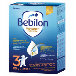Mleko modyfikowane Bebilon Advance Pronutra 3, po 1.