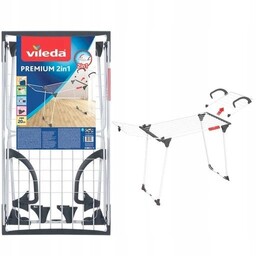 Vileda suszarka do ubrań balkonowa 2 w 1