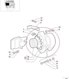 ALTERNATOR 65A NEW HOLLAND CASE 500322764