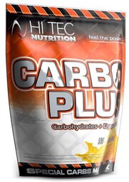 HI TEC, Odżywka białkowa, Carbo PLUS, 1000g, pomarańcza
