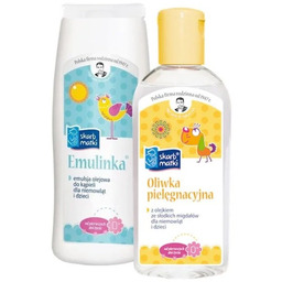 Skarb Matki Zestaw emulsja olejowa do kąpieli 250ml