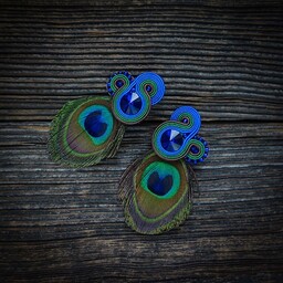 Pakamera Peacock Eye-klipsy soutache