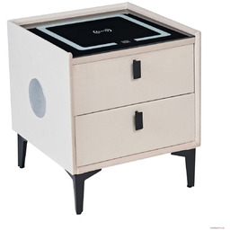 Szafka nocna SN11-FX VELVET Beżowy