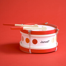 Bębenek dla dzieci Confetti Janod J07608 drewniane zabawki