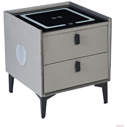 Szafka nocna SN11-FX VELVET Szary