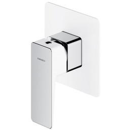 Omnires Parma bateria prysznicowa podtynkowa chrom/biały PM7445CRB