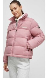Napapijri kurtka damska kolor różowy zimowa