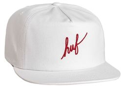 czapka męska HUF SCRIPT 17 SNAPBACK White