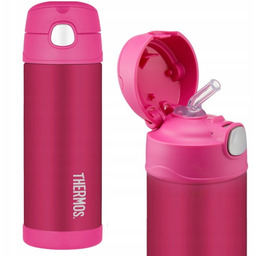 Termos dla dzieci ze słomką Thermos różowy 470ml