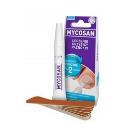 MYCOSAN SERUM 5ML+10 PILNICZKÓW 1ZESTAW, grzybica paznokci