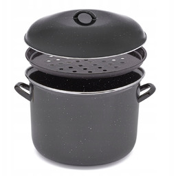 Powidlak Emaliowany garnek do słoików pasteryzacji wekowania 15