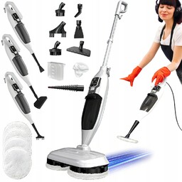 Wielofunkcyjny Myjka Parowa Parownica Czyścik Mop Obrotowy Parowy