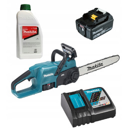 Makita Pilarka Piła Łańcuch 40cm Olej Ładowarka 1x5AH
