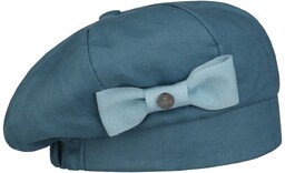 Czapka Baskijska z Kokarda Manuela by Lierys, niebieski,