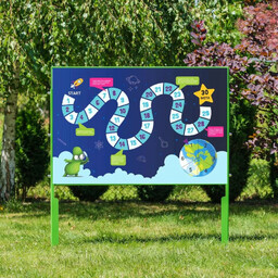 Naukowe place zabaw - Tablica edukacyjna "Gra Planszowa