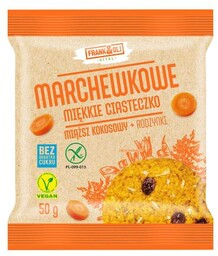 Ciasteczko marchewkowe z miąższem kokosowym i rodzynkami 50g,