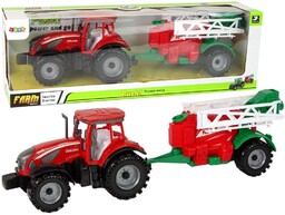 Ciągnik Rolniczy Z Opryskiwaczem Czerwony Import LEANToys