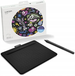 Tablet graficzny piórkowy Wacom Intuos S czarny rysik