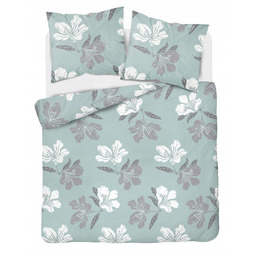 Pościel Flanela 220x200 100% Bawełna Detexpol 4945B Kwiaty