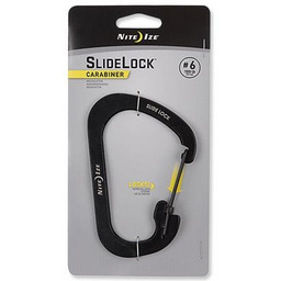 Karabińczyk Nite Ize SlideLock Carabiner #6 - Czarny