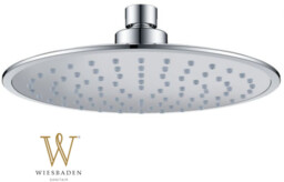 Deszczownica okrągła Caral ABS 20cm chrom