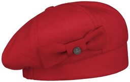Czapka Baskijska z Kokarda Manuela by Lierys, czerwony,