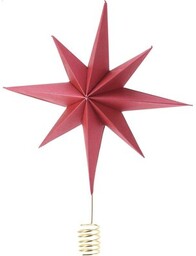 CHRISTMAS DECORATION Gwiazda 28 cm Czerwony