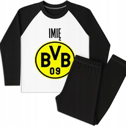 Piżama Czarna Kluby Piłkarskie BORUSSIA DORTMUND Prezent Święta