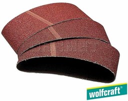 WOLFCRAFT Taśmy szlifierskie z tkaniny, granulacja: 40, 80,