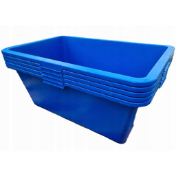 Duży pojemnik kastra niebieska kasta prostokątna 90 L