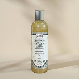 Organiczny szampon Aleppo z zieloną glinką, Alepia, 250ml