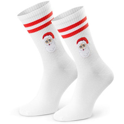 STEVEN Świąteczne skarpety męskie 136 z Mikołajem