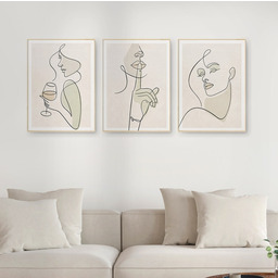 Pakamera Zestaw 3 stylowych plakatów w stylu Boho,