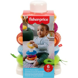 FISHER PRICE Zabawka edukacyjna Piramidka sensoryczna z kółek