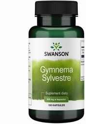 SWANSON Gymnema Sylvestre 400 mg (100 kaps.)