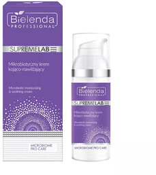 Bielenda Professional Supremelab, mikrobiotyczny krem kojąco-nawilżający, 50ml