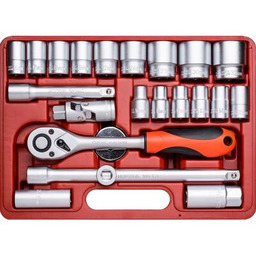 Klucz nasadowy z grzechotką 72T, 1/2", 10 -