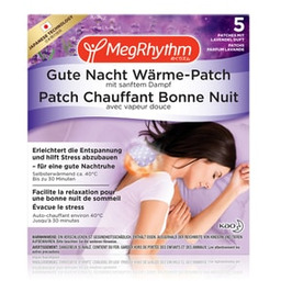 MegRhythm Dobranoc Heat-Patch Lawenda Plaster rozgrzewający 5 szt.
