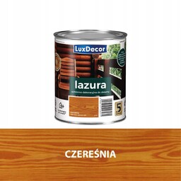 LUXDECOR LAZURA DO DREWNA 4,5L CZEREŚNIA