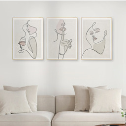 Pakamera Zestaw 3 stylowych plakatów w stylu Boho,