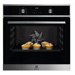Piekarnik elektryczny parowy Electrolux 600 SteamBake EOD6F77WX Termoobieg