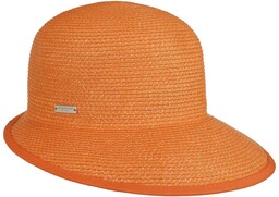 Kapelusz Typu Bonnet Katalia by Seeberger, pomarańczowy, One