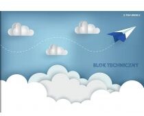 BLOK TECHNICZNY A4 140g BIAŁY 10 KARTEK TOP